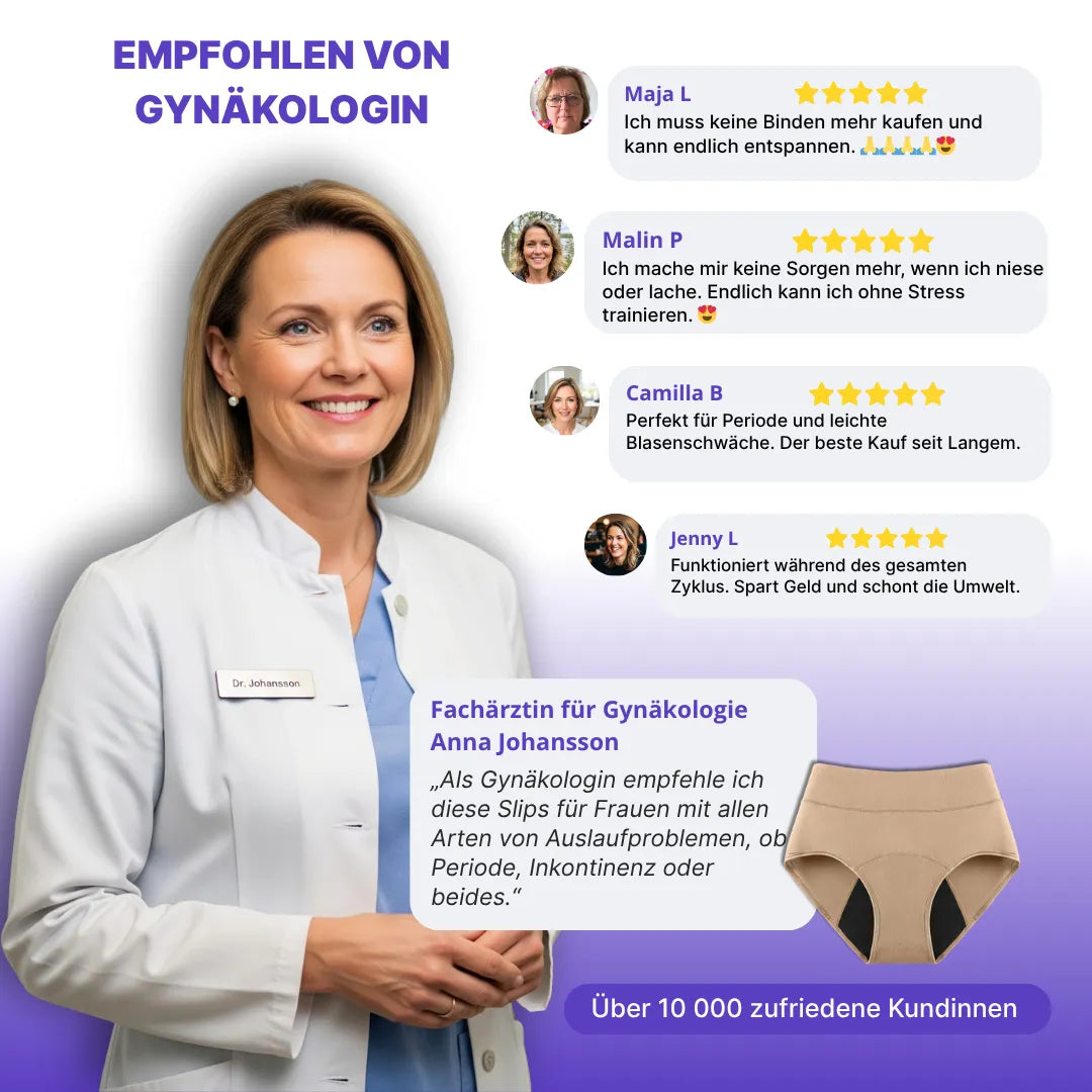 Noala Agnes™ Leak-proof, absorbent women's underwear, discreet with extra protection